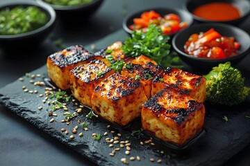 Elegant Tofu Cuisine: Grilled, Crispy, and Stir-Fried Delights - Generative AI