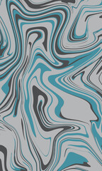 Obraz premium abstract artistic background of fluid and liquid paint colors, marble background, marbled effect in teal, gray, and black.