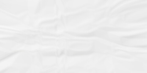 White crumpled paper Blank white crumpled and creased paper poster.	
