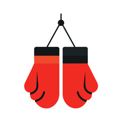 boxing gloves vector illustration