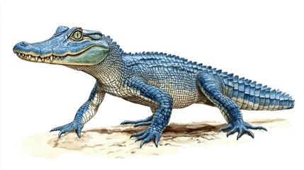 Fototapeta premium Blue Juvenile Alligator