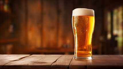 Exquisite Czech Beer in Classic Pub Setting: A Testament to Brewing Tradition