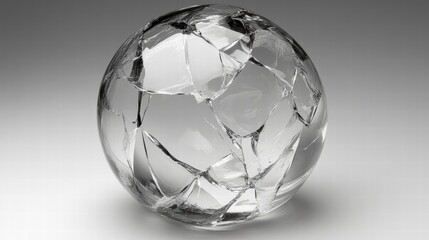 Cracked Glass Sphere