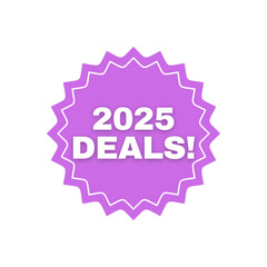 Tag sign  New Year Deals 2025