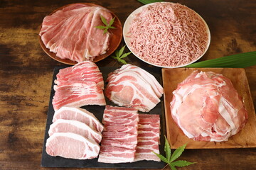 国産豚肉いろいろ