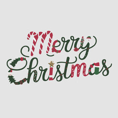 Fototapeta premium Print merry christmas