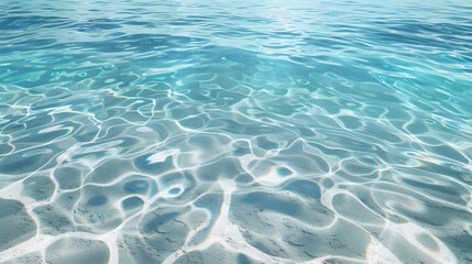 Crystal Clear Shallow Water Ripples
