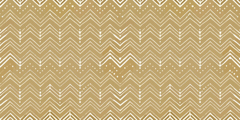Geometric zigzag pattern in soft beige and white tones creating an elegant, textured background.