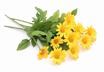 Vibrant Yellow Daisy Bouquet Artificial Flowers