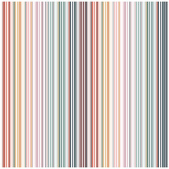Obraz premium Abstract pattern of vertical, multicolored stripes with varied width, A colorful striped wallpaper showcasing an array of hues, adding energy and character to the space.