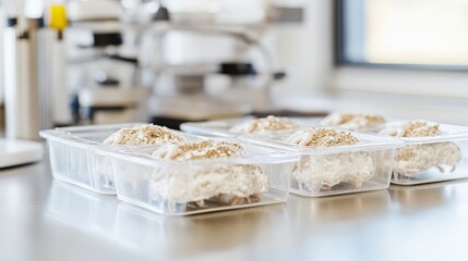 Laboratory mice in cages, representing the ethical and scientific balance in biomedical research