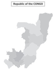 African Countries Geography Political map. Political map of country with capital, province or state capital, major cities and town.