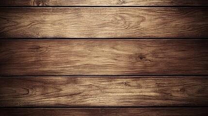 Naklejka premium Dark Brown Wooden Planks Background Texture