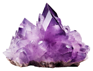 PNG Gemstone amethyst crystal mineral.