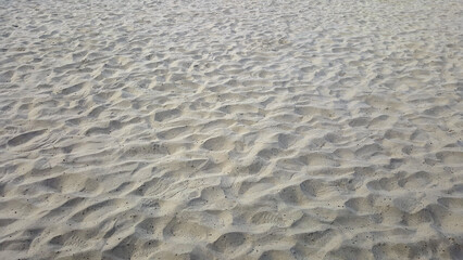 close up of sea beach sand or Desert sand for texture and background