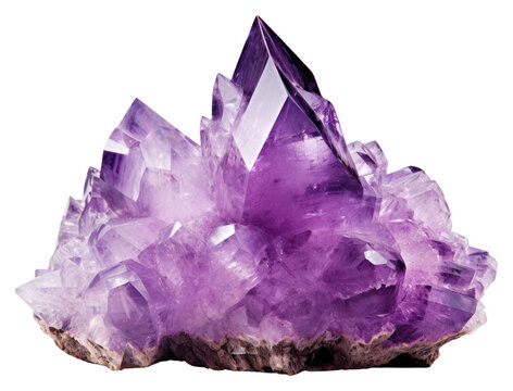 PNG Gemstone amethyst crystal mineral.