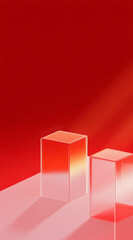 Red atmospheric texture luminous background