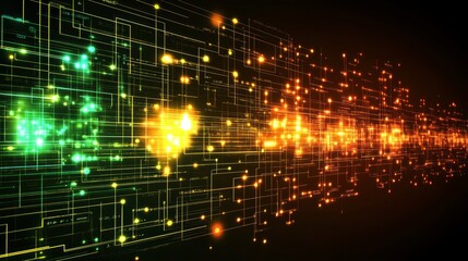 Abstract realms glow with bright, textured light, a concept for web backgrounds and shiny digital art