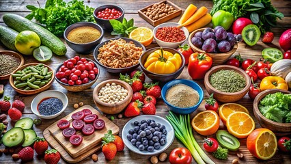 Panoramic Healthy Diet Plan: Weight Loss, Fitness, Nutrition, Food Photography