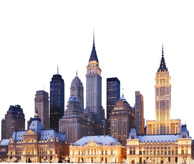 Obraz premium new york city skyline