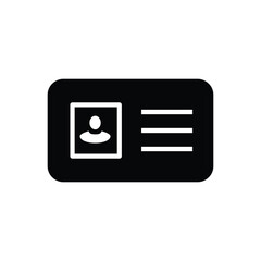 high quality modern name tag icon  with minimalist design for digital and print projects