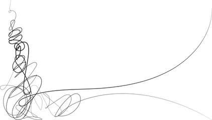 Hand drawing insane tangled scribble clew, Random chaotic lines. random chaotic pen doodle strokes art, Coal line sketch, Seamless vector of scribble patterns. Ink pen scrawls.eps