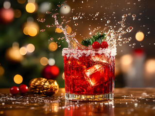 Mystic Christmas Cocktail - Smoky Holiday Drink
