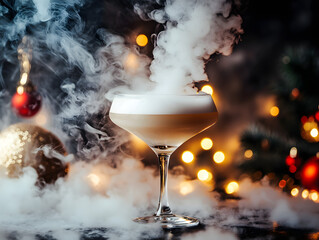 Mystic Christmas Cocktail - Smoky Holiday Drink