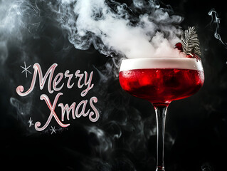 Mystic Christmas Cocktail - Smoky Holiday Drink