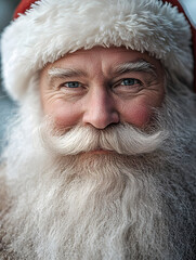 Mysterious Santa Claus Portrait - Artistic Photography