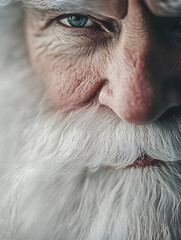 Mysterious Santa Claus Portrait - Artistic Photography