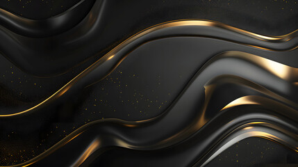 Luxurious Metallic Swirls generate by AI