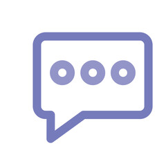 Obraz premium Modern Chat Bubble Icon for Messaging and Communication