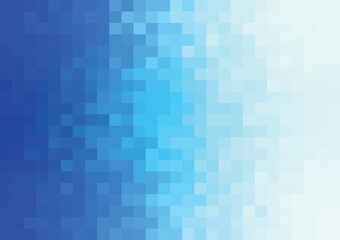 abstract minimal pixel background in shade of blue vector template for banner presentation slide