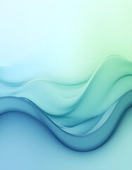 Fototapeta premium Blue gradient soft wavy vector 