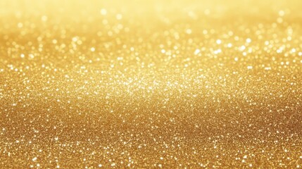 Radiant gold glitter texture, a sparkling background for festive celebrations and elegant designs