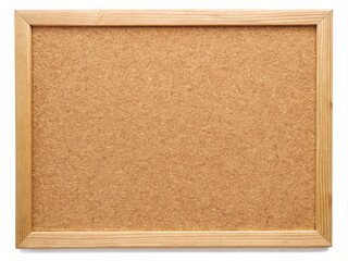 Fototapeta premium Wooden Board Isolated On White Background