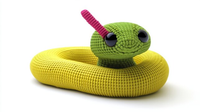 Cute cartoon snake