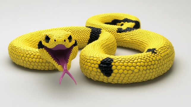 Cute cartoon snake