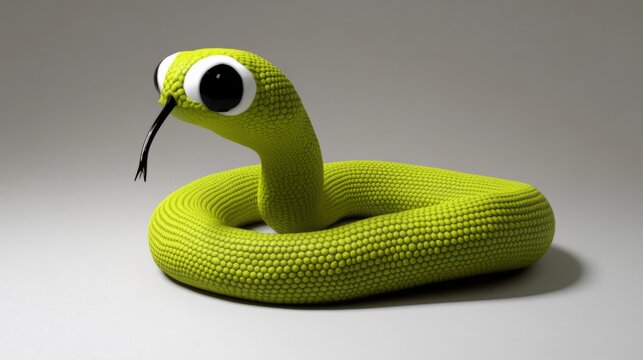 Cute cartoon snake