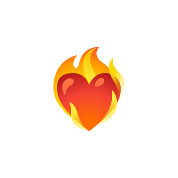 Heart on Fire Emoji
