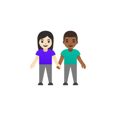 Couple Holding Hands Emoji (Female-Male)

