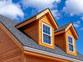 Wooden Roof Fenestration on Upper Floor