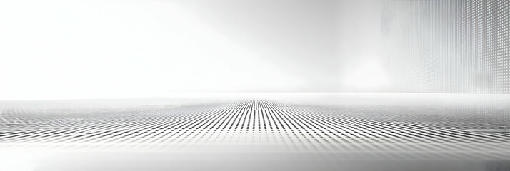 Naklejka premium Abstract 3D White Grid Background