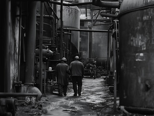 old abandoned factory