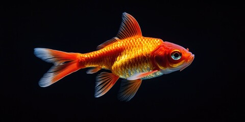 Goldfish swimming underwater