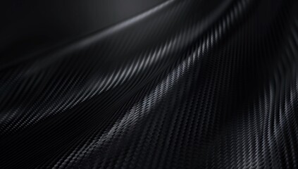 Black Carbon Fiber Texture