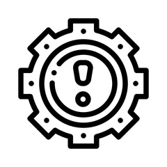 alert line icon