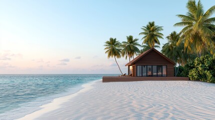 Serene Tropical Bungalow, Beachfront paradise awaits. Escape to tranquility