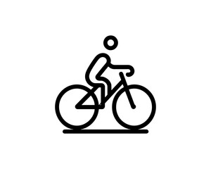 bicycle sign icon